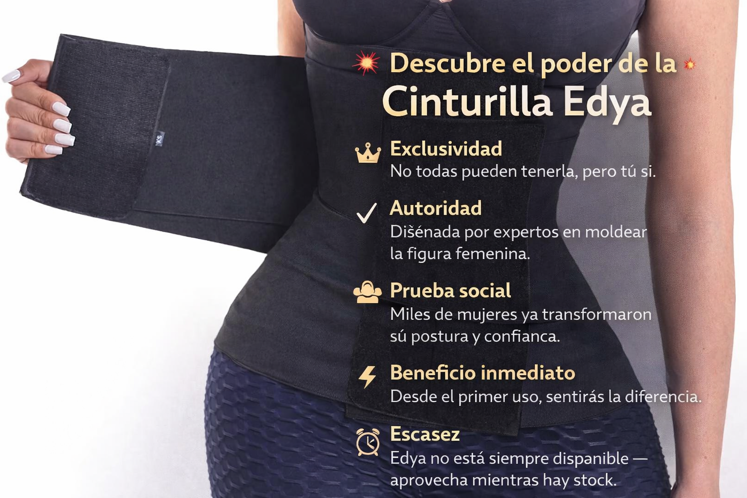 Faja Reductora Reloj De Arena